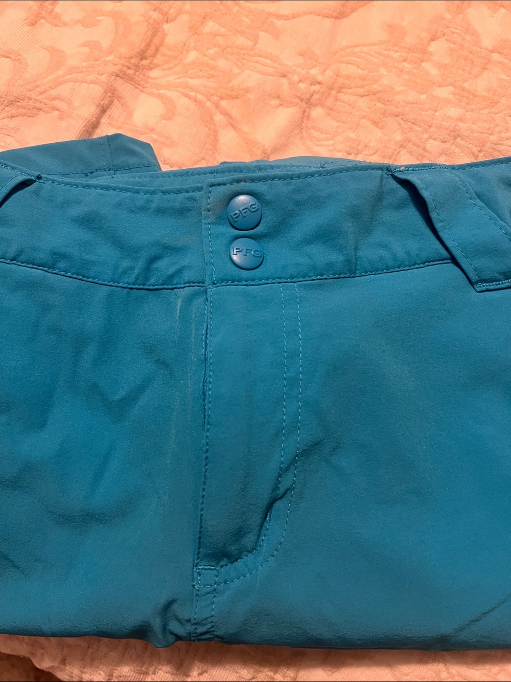 Columbia Teal Athletic Shorts - Women's - Picture 3 of 3
